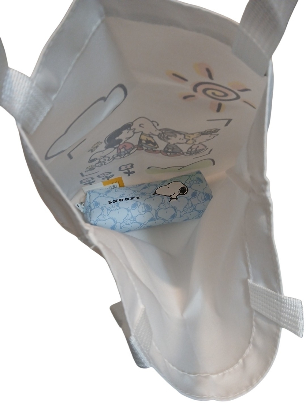Peanuts - NWOT Charlie Brown, Snoopy, & The Entire Crew On This Eco. Canvas Bag - Picture 5 of 12